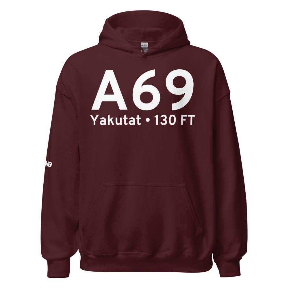 Yakutat (A69) Airport Hoodie Sweatshirt 