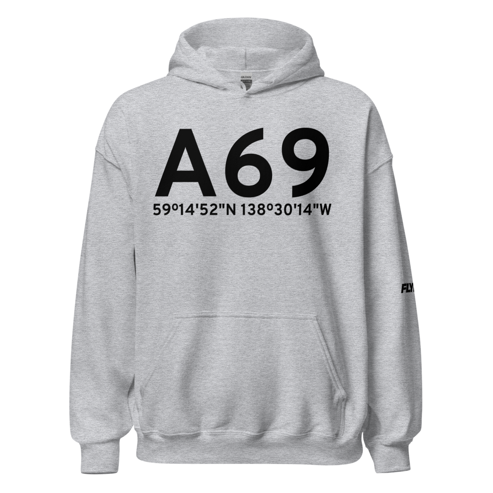 Yakutat (A69) Airport Hoodie Sweatshirt 