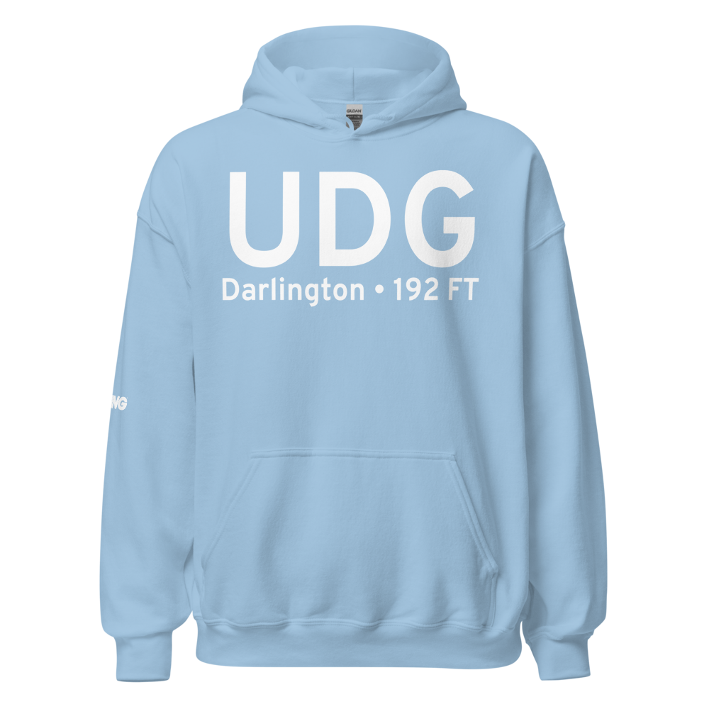 Darlington (KUDG) Airport Hoodie Sweatshirt 