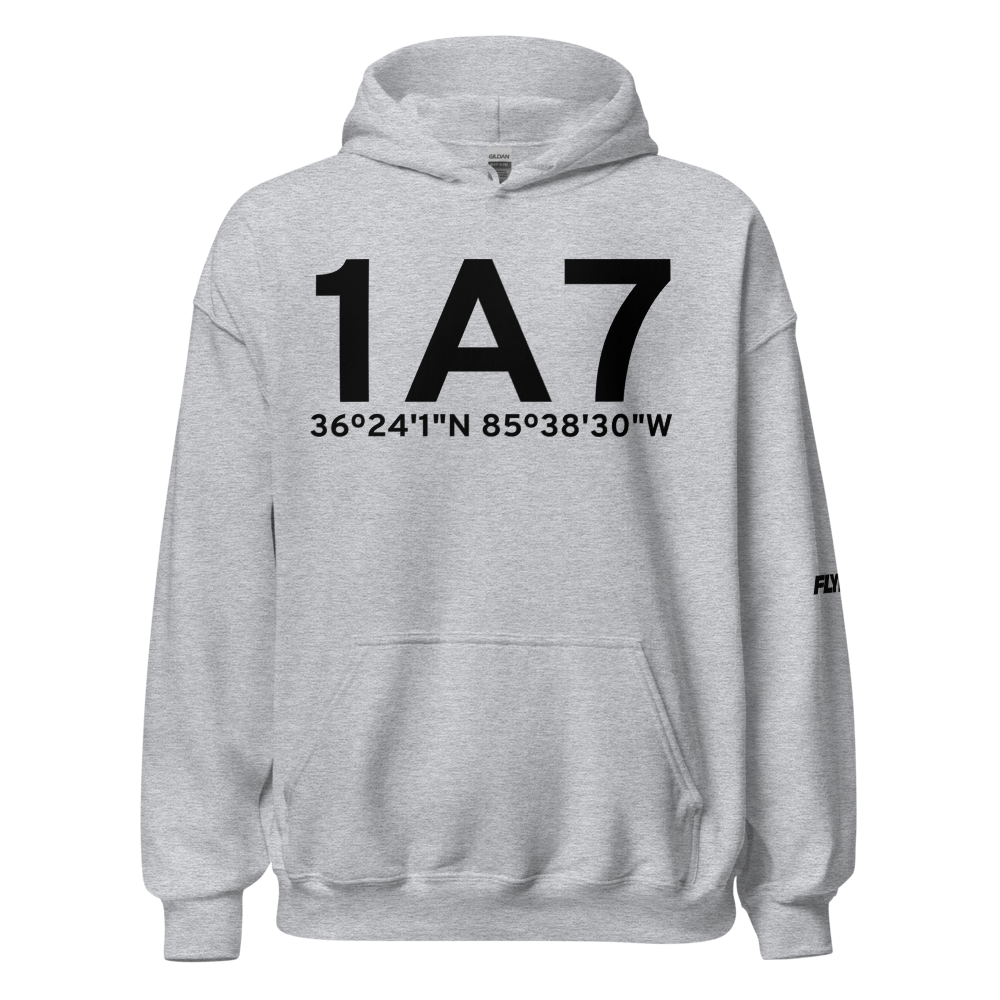 Gainesboro (K1A7) Airport Hoodie Sweatshirt 