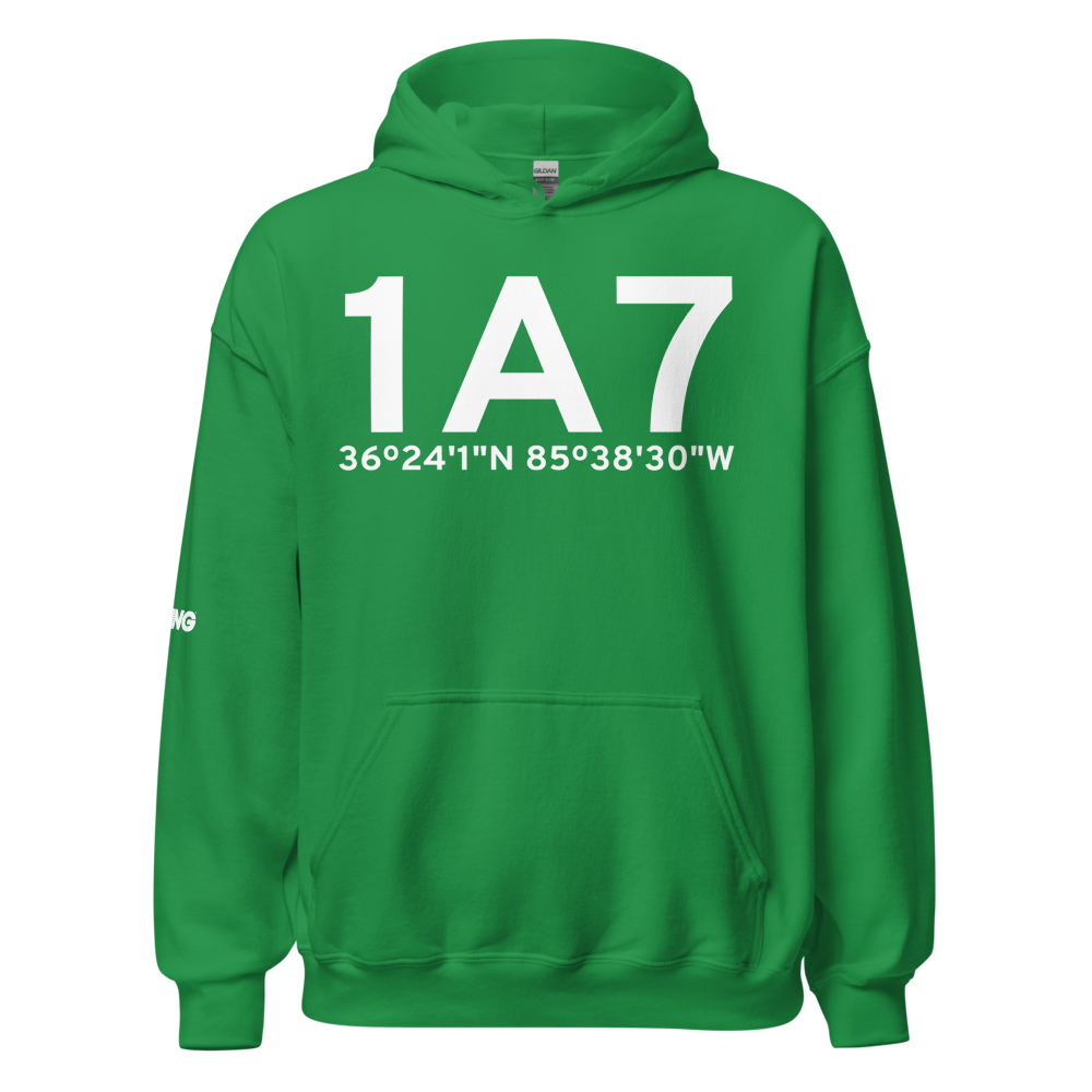 Gainesboro (K1A7) Airport Hoodie Sweatshirt 