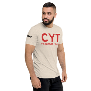 Yakataga (PACY) Airport Tri-blend T-Shirt