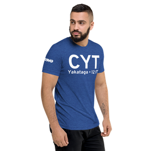 Yakataga (PACY) Airport Tri-blend T-Shirt