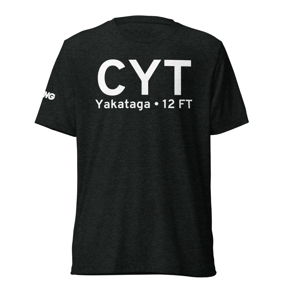 Yakataga (PACY) Airport Tri-blend T-Shirt 