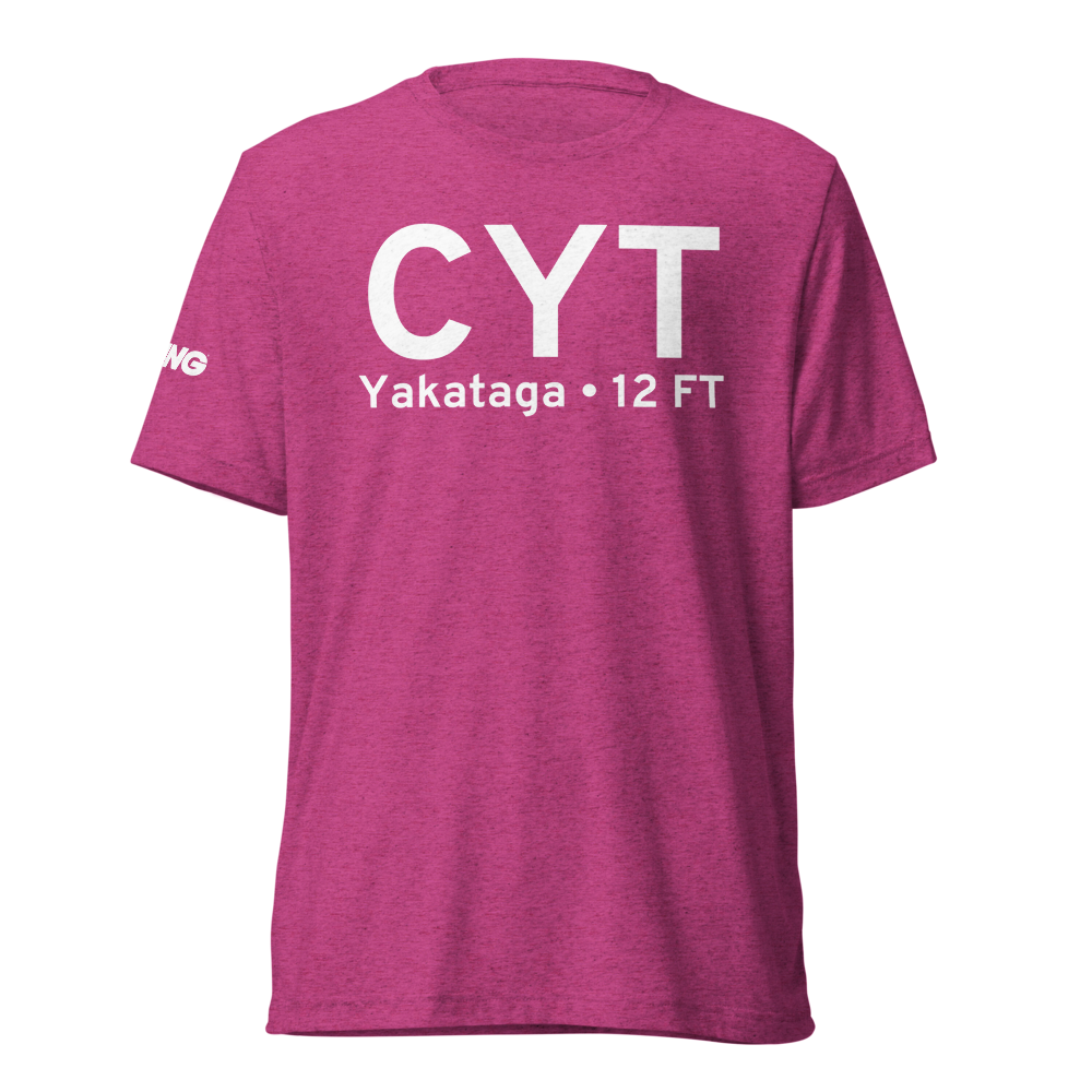 Yakataga (PACY) Airport Tri-blend T-Shirt 