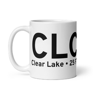 Clear Lake (CLC) Airport Mug
