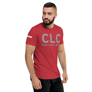 Clear Lake (CLC) Airport Tri-blend T-Shirt