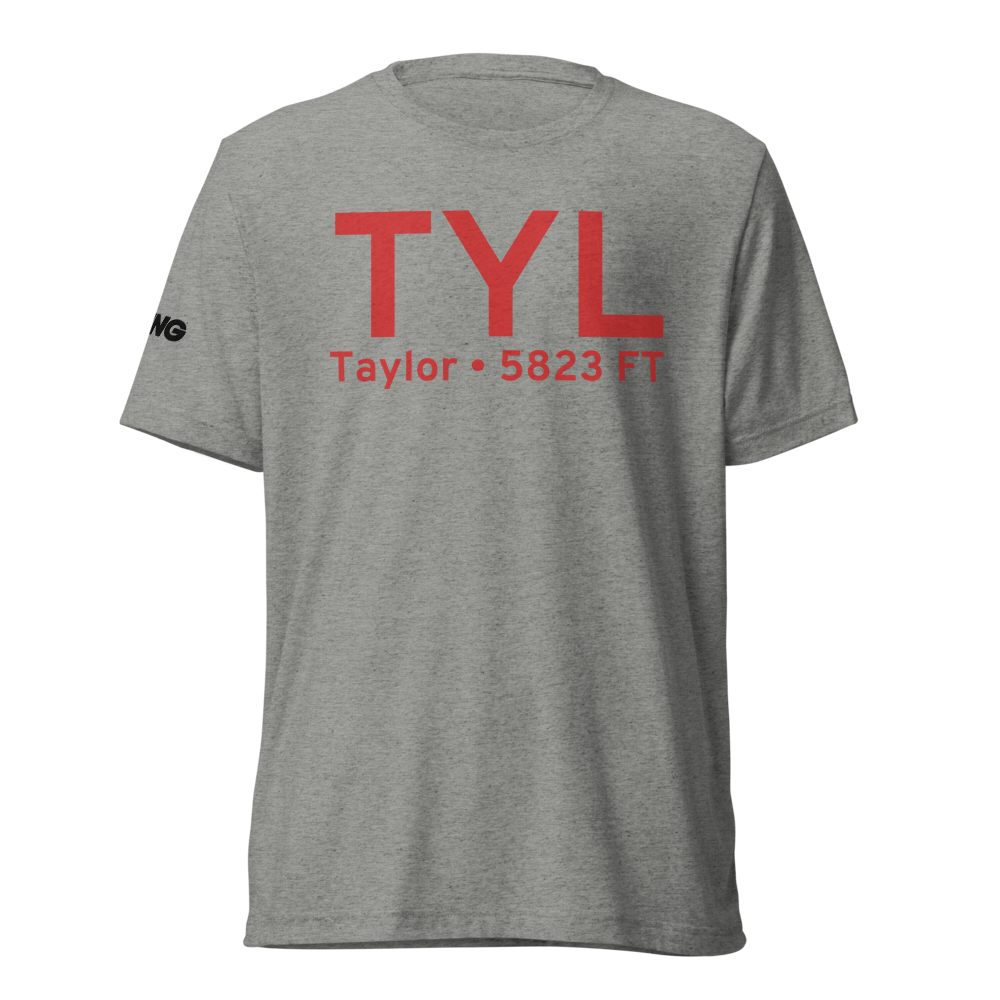 Taylor (KTYL) Airport Tri-blend T-Shirt 