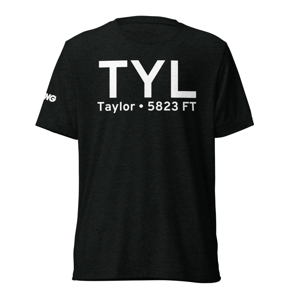 Taylor (KTYL) Airport Tri-blend T-Shirt 
