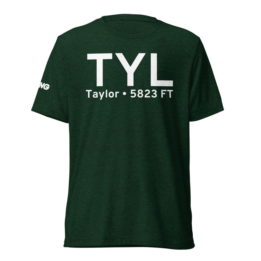 Taylor (KTYL) Airport Tri-blend T-Shirt 