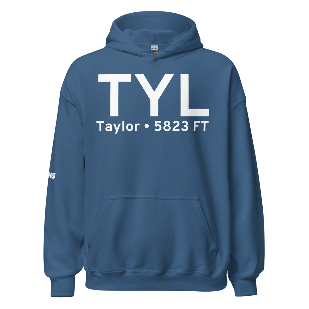 Taylor (KTYL) Airport Hoodie Sweatshirt 