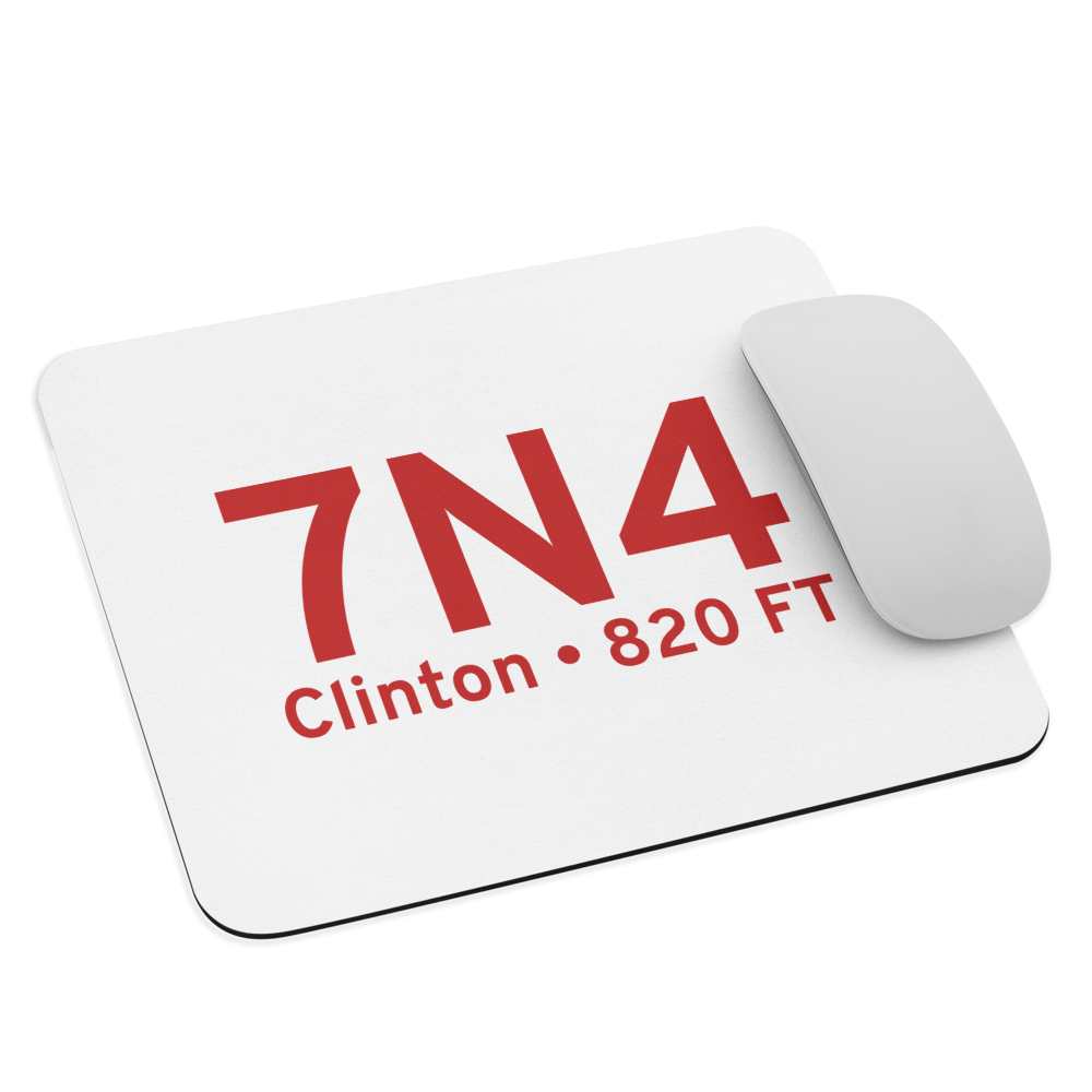Clinton (7N4) Airport  Mouse Pad 