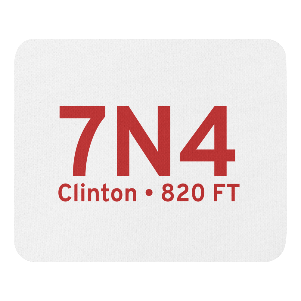 Clinton (7N4) Airport  Mouse Pad 