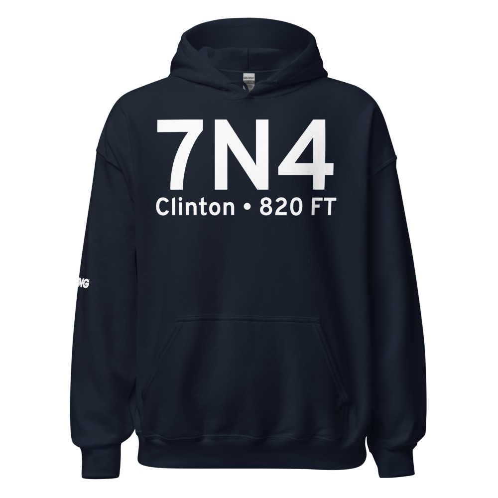 Clinton (7N4) Airport Hoodie Sweatshirt 