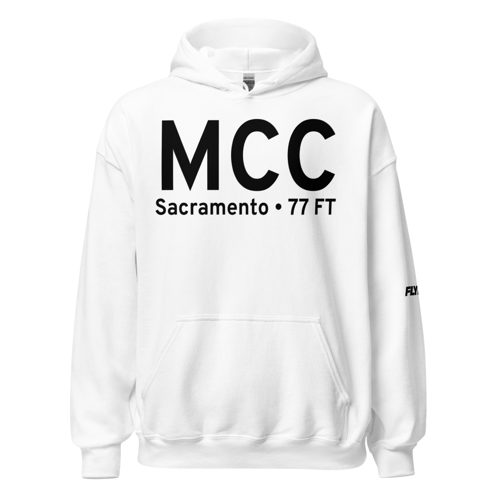 Sacramento (KMCC) Airport Hoodie Sweatshirt 