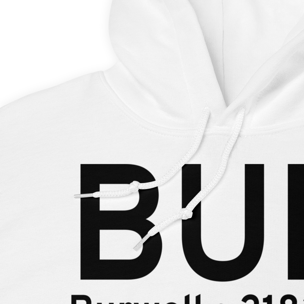 Burwell (KBUB) Airport Hoodie Sweatshirt 
