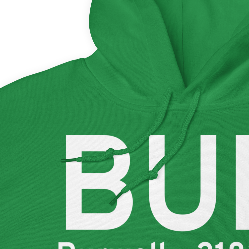 Burwell (KBUB) Airport Hoodie Sweatshirt 