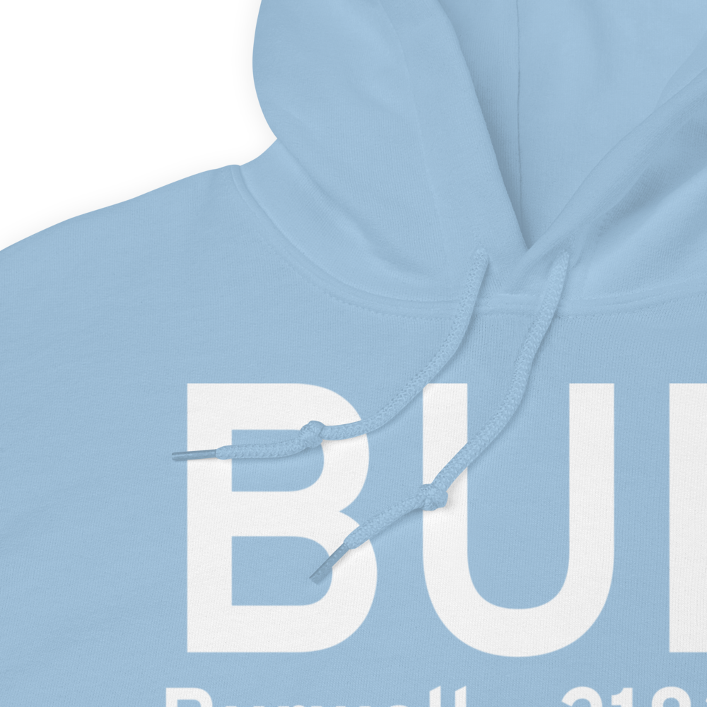 Burwell (KBUB) Airport Hoodie Sweatshirt 