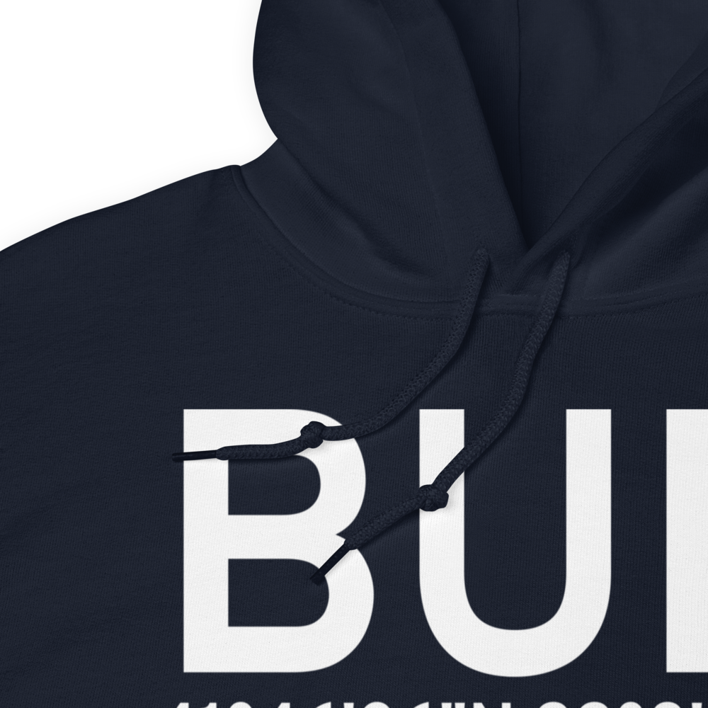 Burwell (KBUB) Airport Hoodie Sweatshirt 