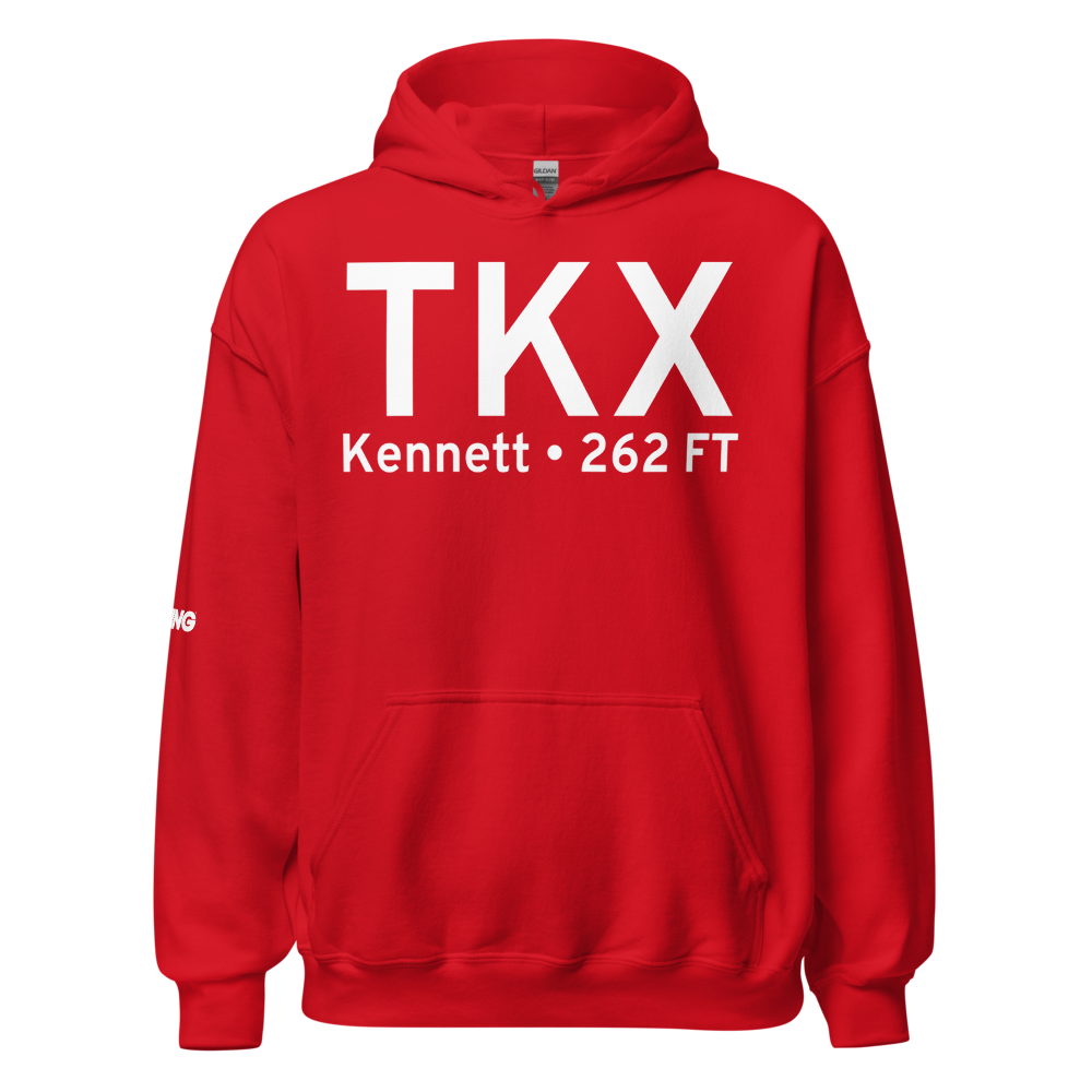 Kennett (KTKX) Airport Hoodie Sweatshirt 