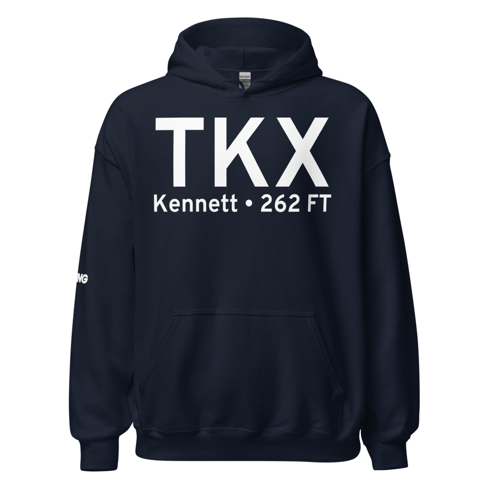 Kennett (KTKX) Airport Hoodie Sweatshirt 