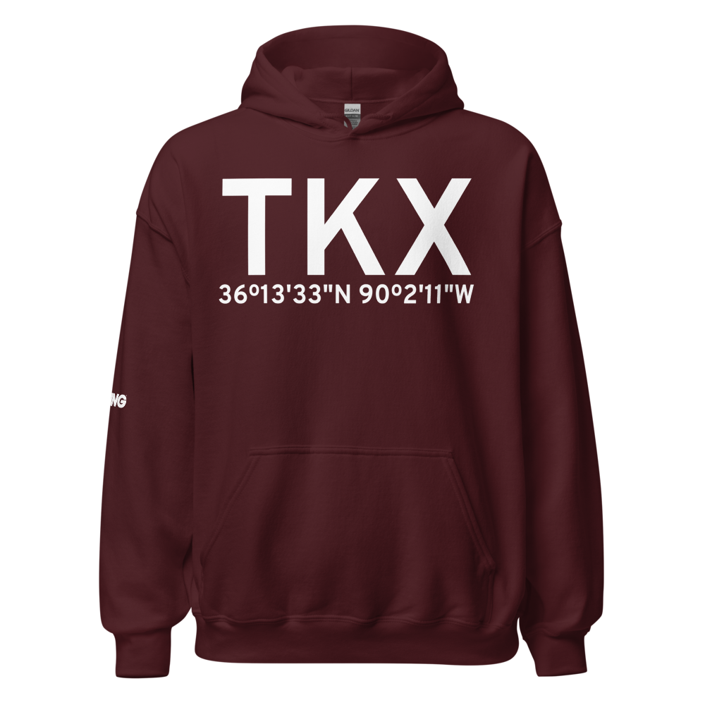 Kennett (KTKX) Airport Hoodie Sweatshirt 