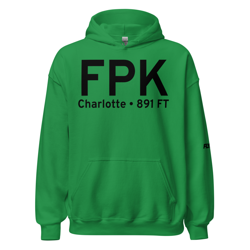 Charlotte (KFPK) Airport Hoodie Sweatshirt 