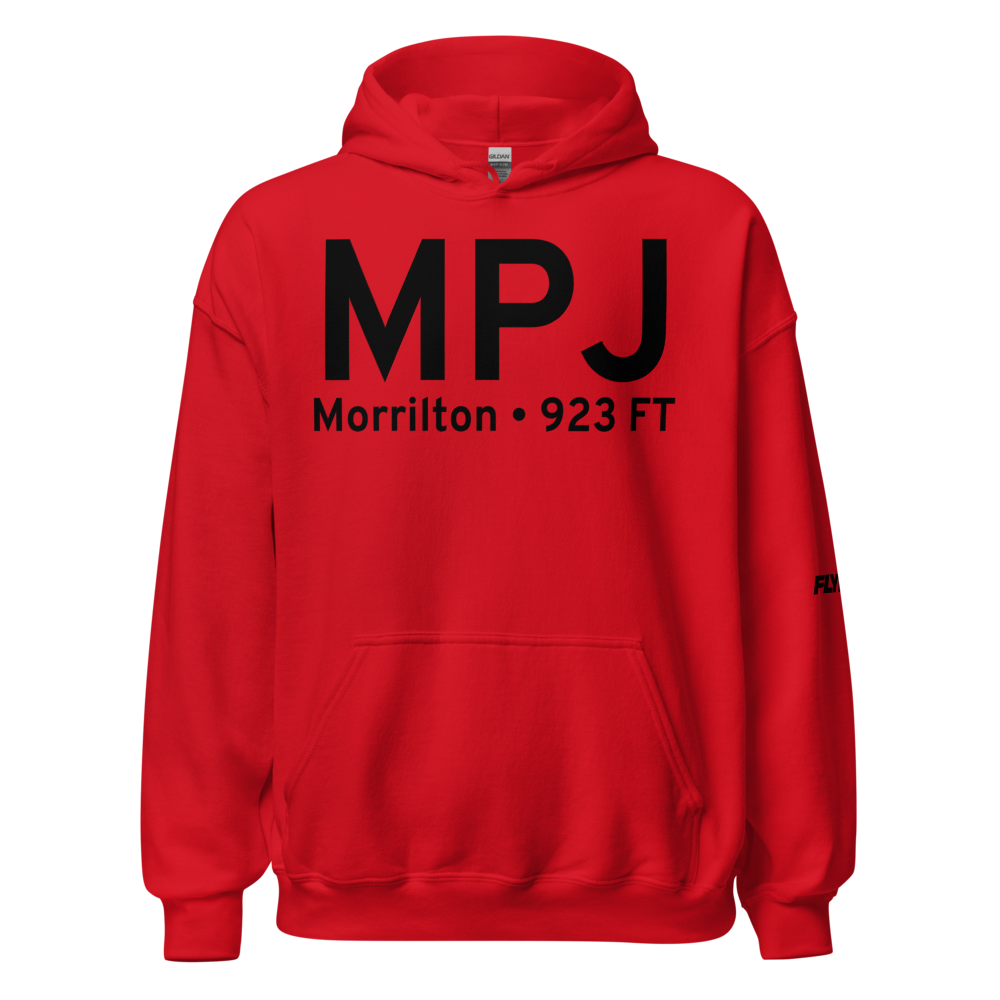 Morrilton (KMPJ) Airport Hoodie Sweatshirt 