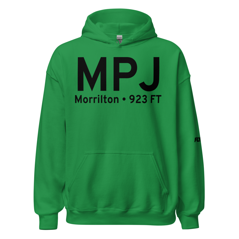 Morrilton (KMPJ) Airport Hoodie Sweatshirt 