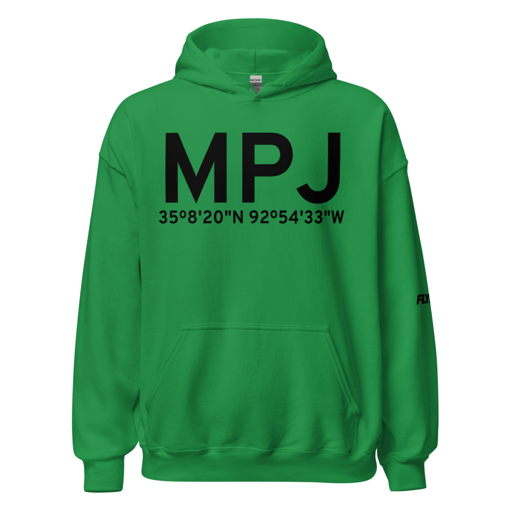 Morrilton (KMPJ) Airport Hoodie Sweatshirt 