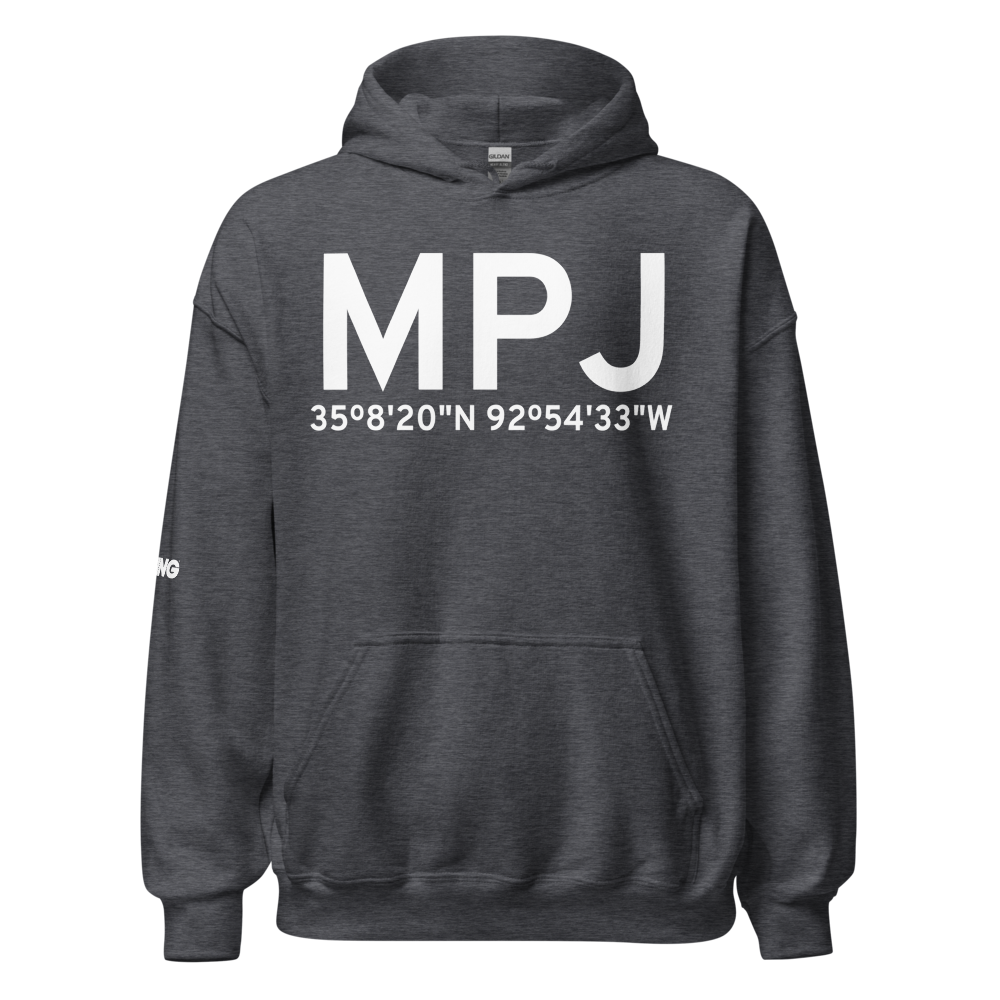 Morrilton (KMPJ) Airport Hoodie Sweatshirt 