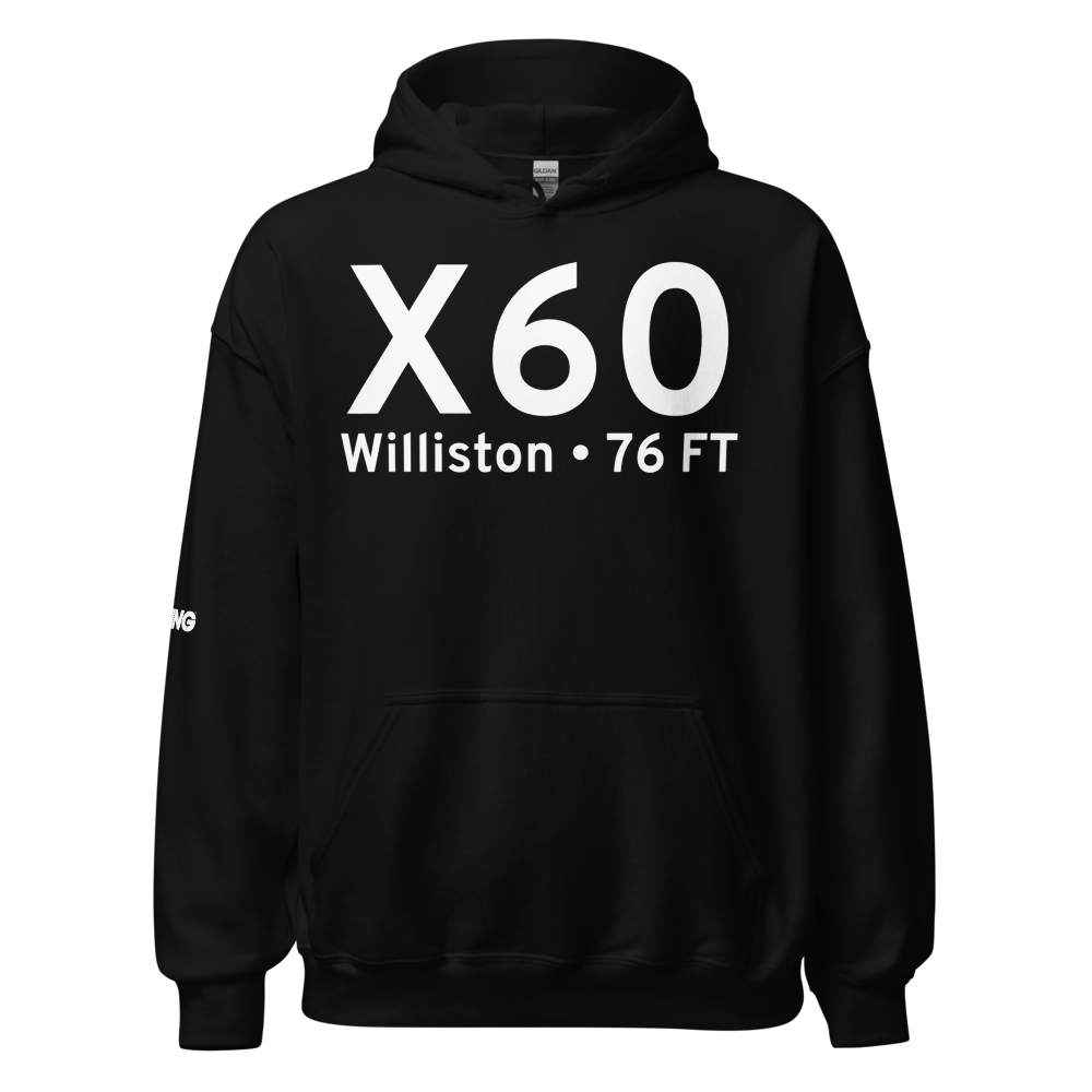 Williston (KX60) Airport Hoodie Sweatshirt 