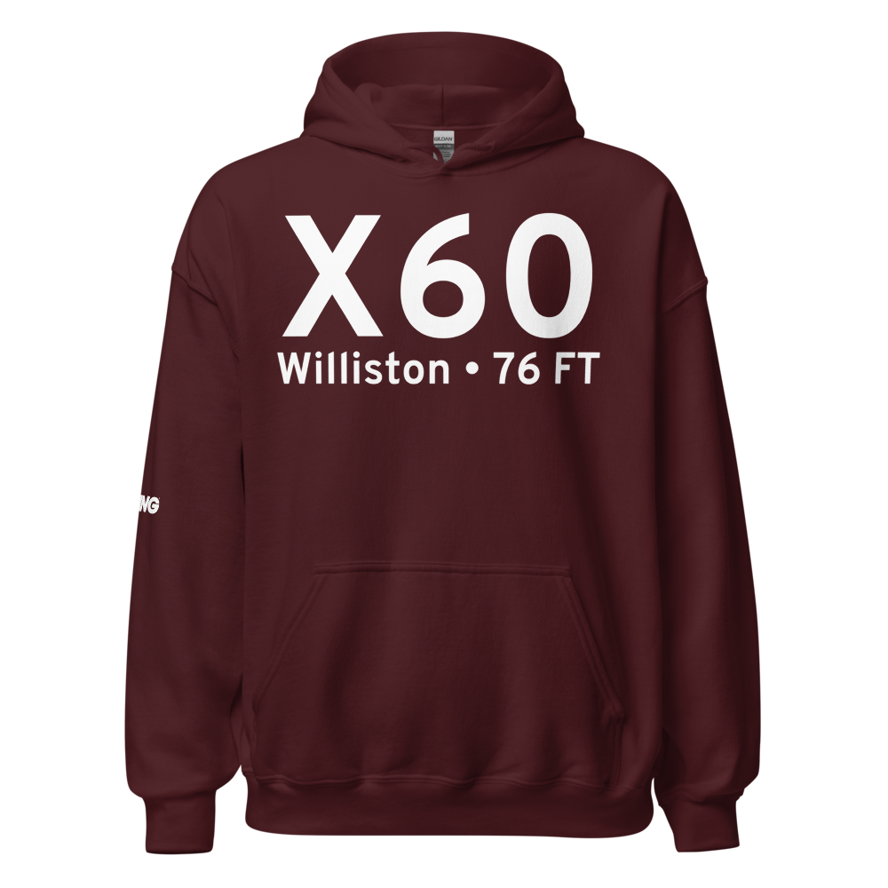 Williston (KX60) Airport Hoodie Sweatshirt 