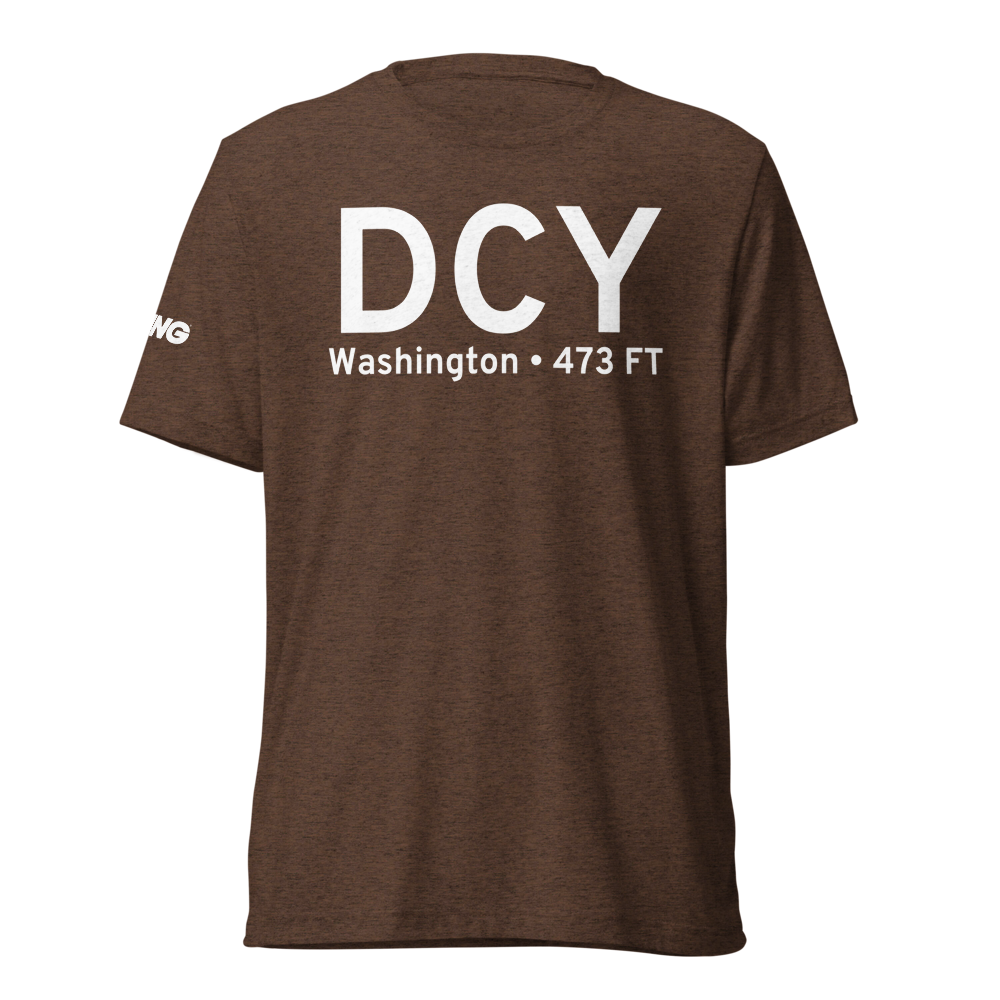 Washington (KDCY) Airport Tri-blend T-Shirt 