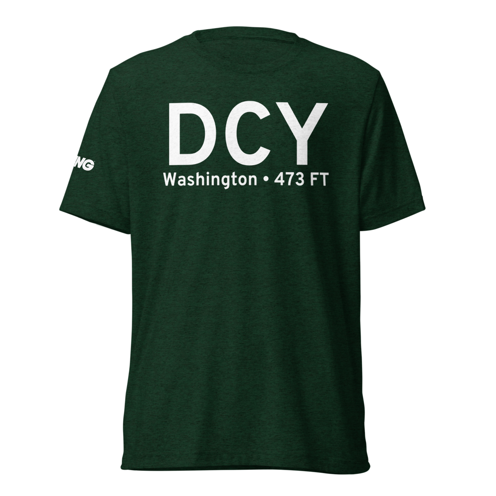 Washington (KDCY) Airport Tri-blend T-Shirt 