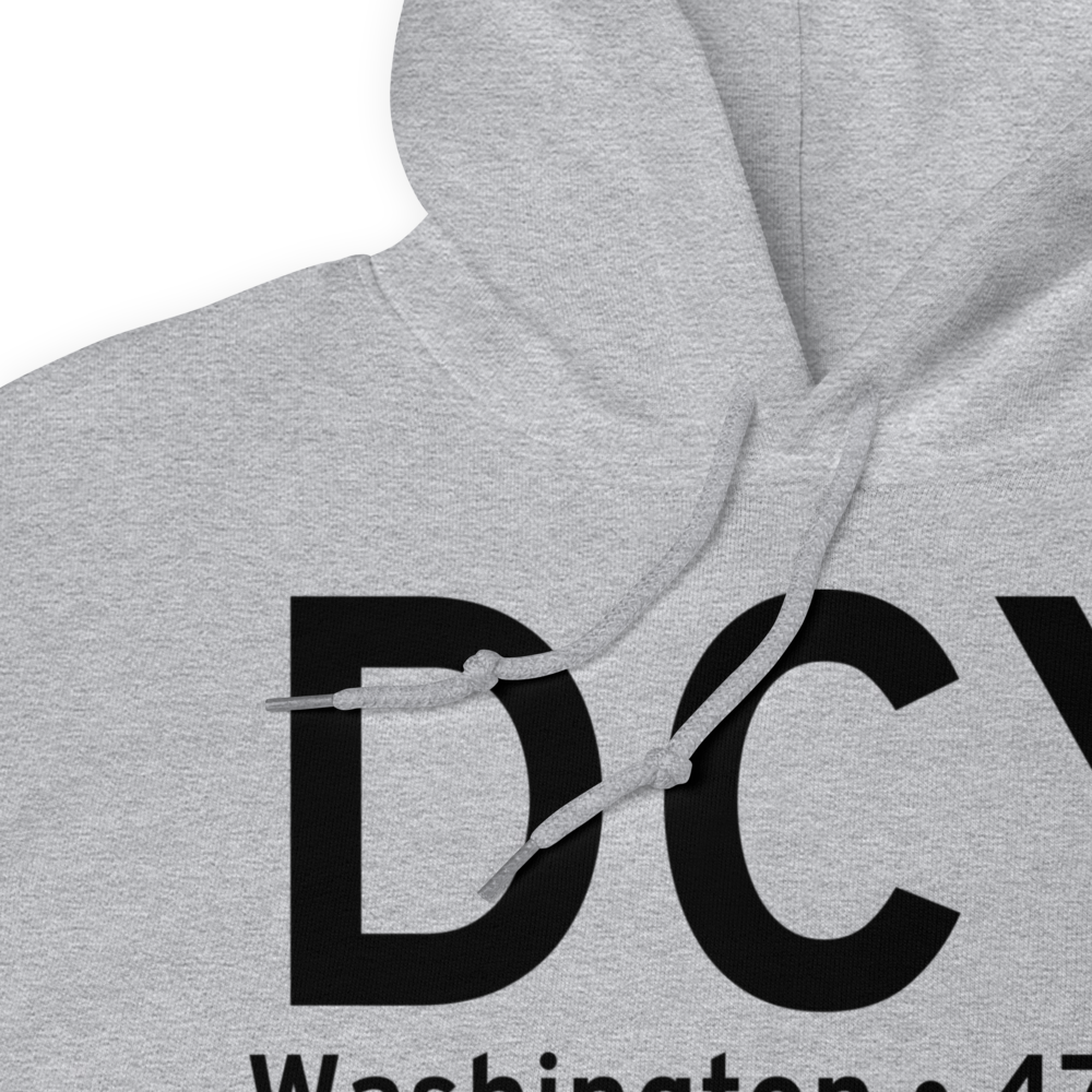 Washington (KDCY) Airport Hoodie Sweatshirt 