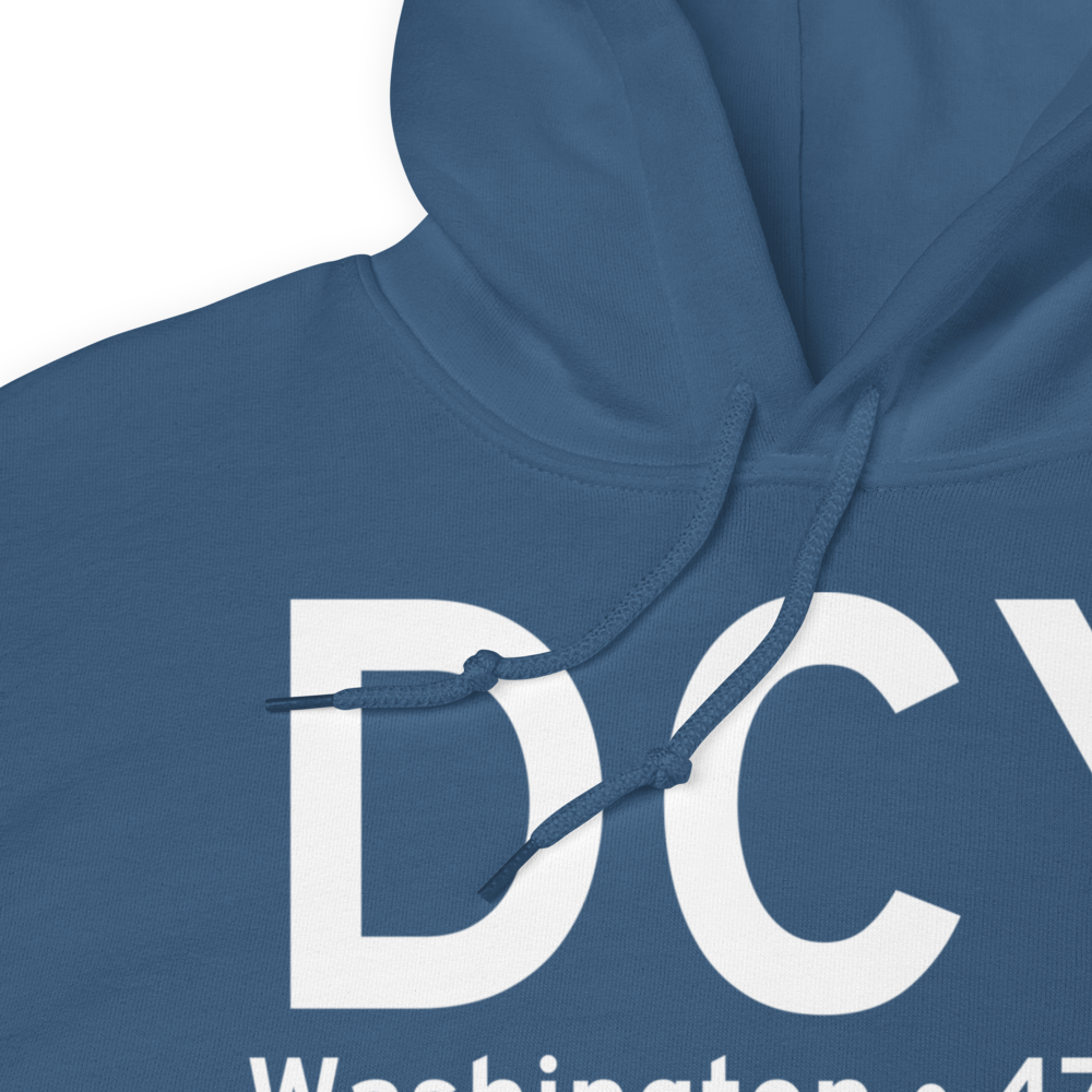 Washington (KDCY) Airport Hoodie Sweatshirt 