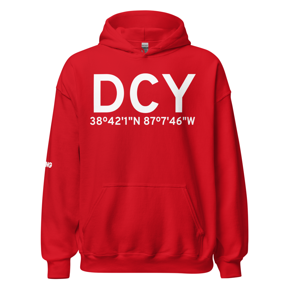 Washington (KDCY) Airport Hoodie Sweatshirt 