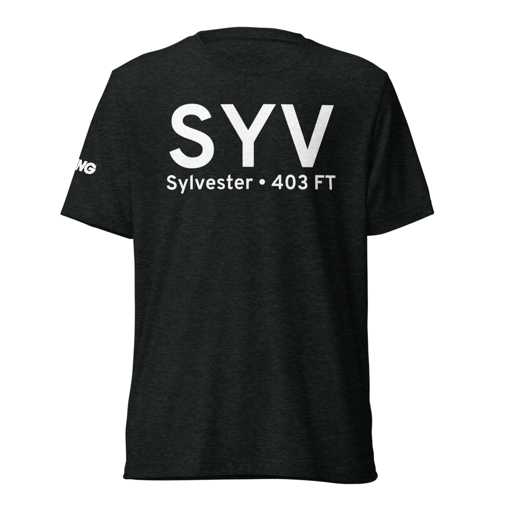 Sylvester (KSYV) Airport Tri-blend T-Shirt 
