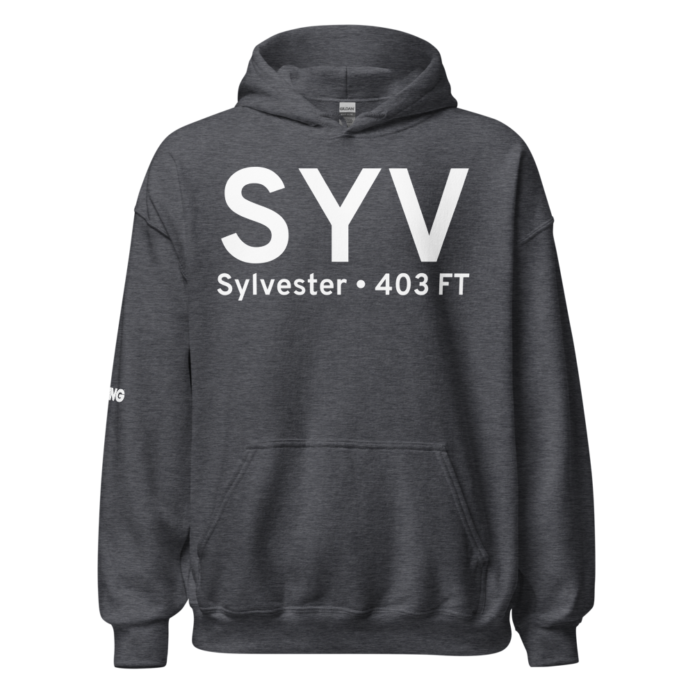 Sylvester (KSYV) Airport Hoodie Sweatshirt 