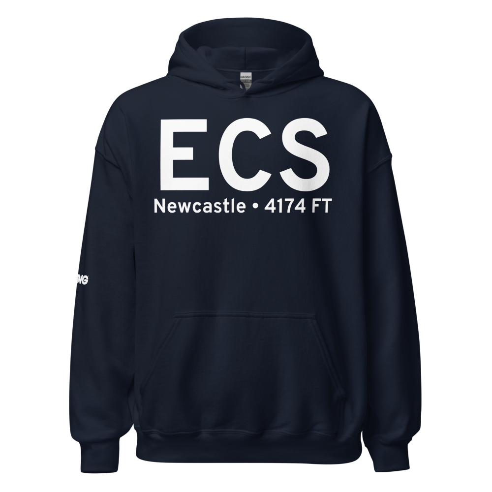 Newcastle (KECS) Airport Hoodie Sweatshirt 