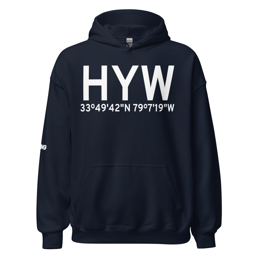 Conway (KHYW) Airport Hoodie Sweatshirt 