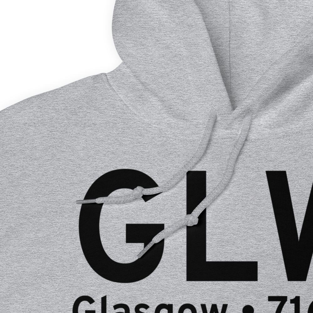 Glasgow (KGLW) Airport Hoodie Sweatshirt 