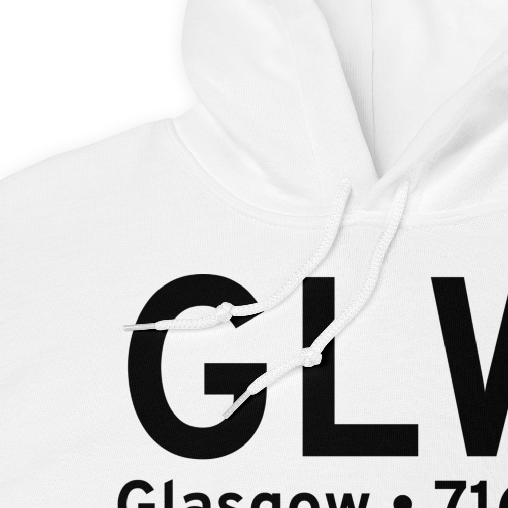 Glasgow (KGLW) Airport Hoodie Sweatshirt 