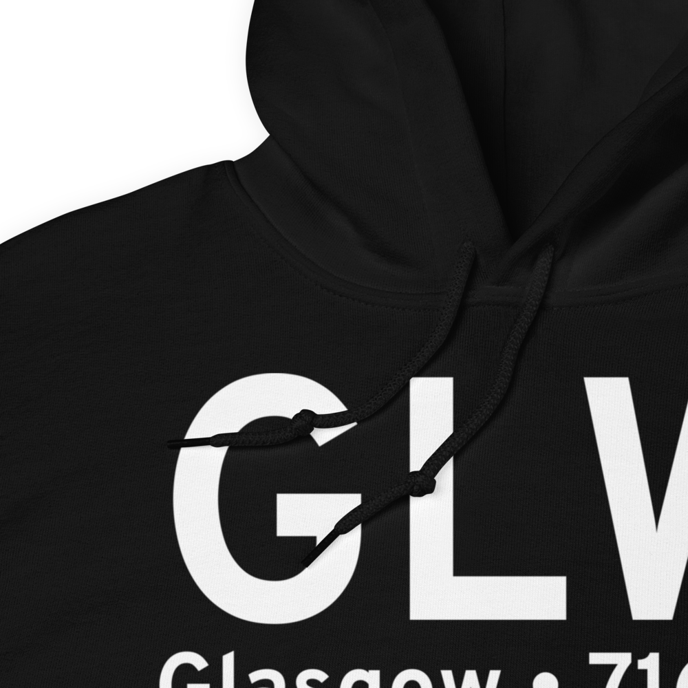 Glasgow (KGLW) Airport Hoodie Sweatshirt 