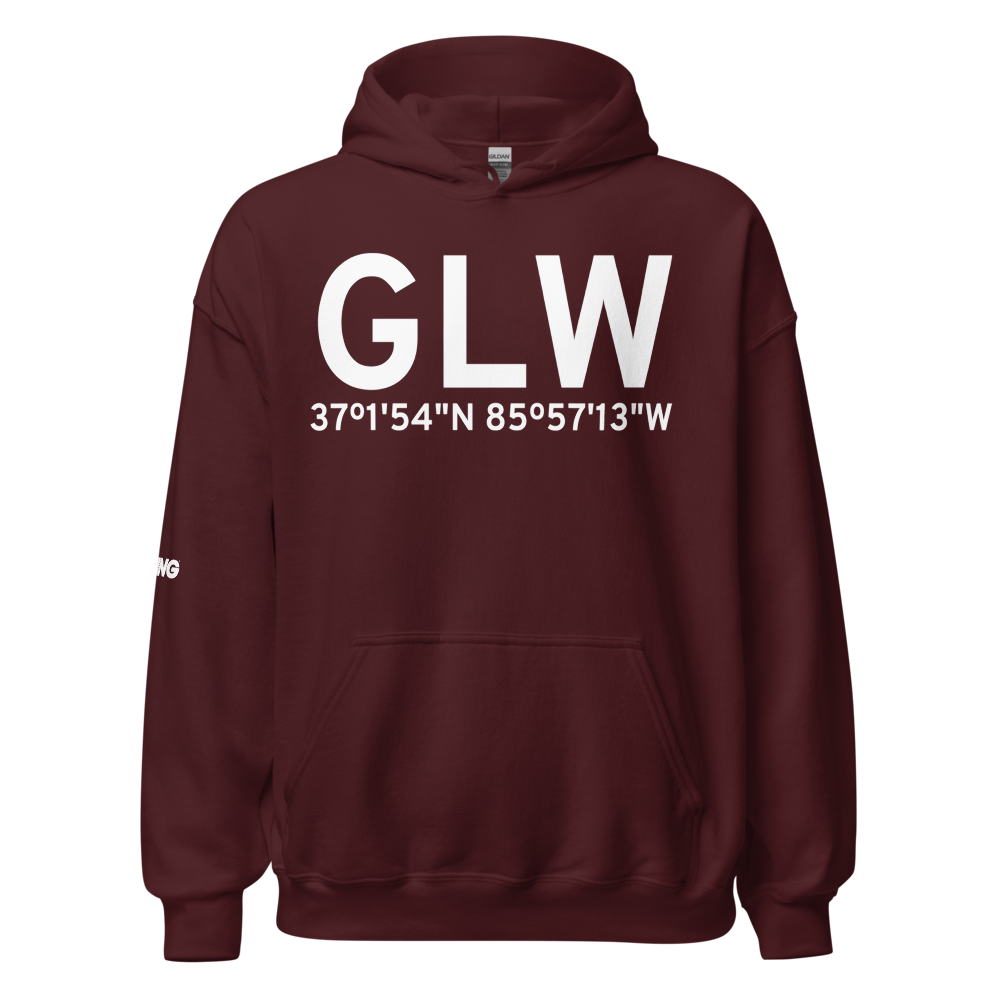 Glasgow (KGLW) Airport Hoodie Sweatshirt 