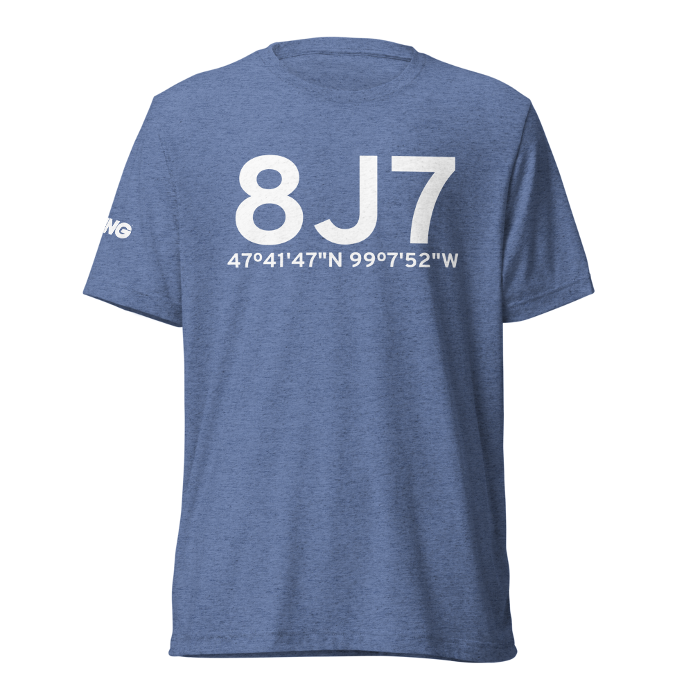 New Rockford (K8J7) Airport Tri-blend T-Shirt 