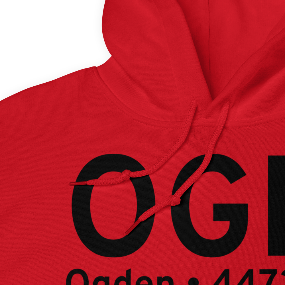 Ogden (KOGD) Airport Hoodie Sweatshirt 