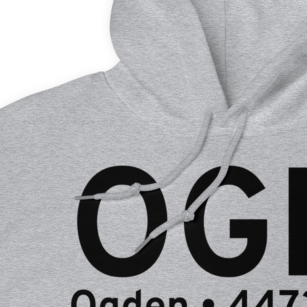 Ogden (KOGD) Airport Hoodie Sweatshirt 
