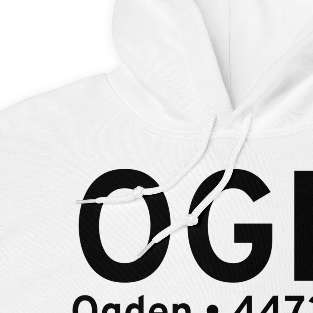 Ogden (KOGD) Airport Hoodie Sweatshirt 